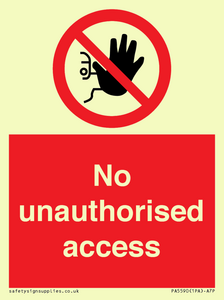 No unauthorised access